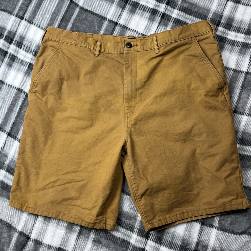 Levis Straight Chino Shorts Mens 42 Brown Canvas 2 Horse Brand Skate *Read